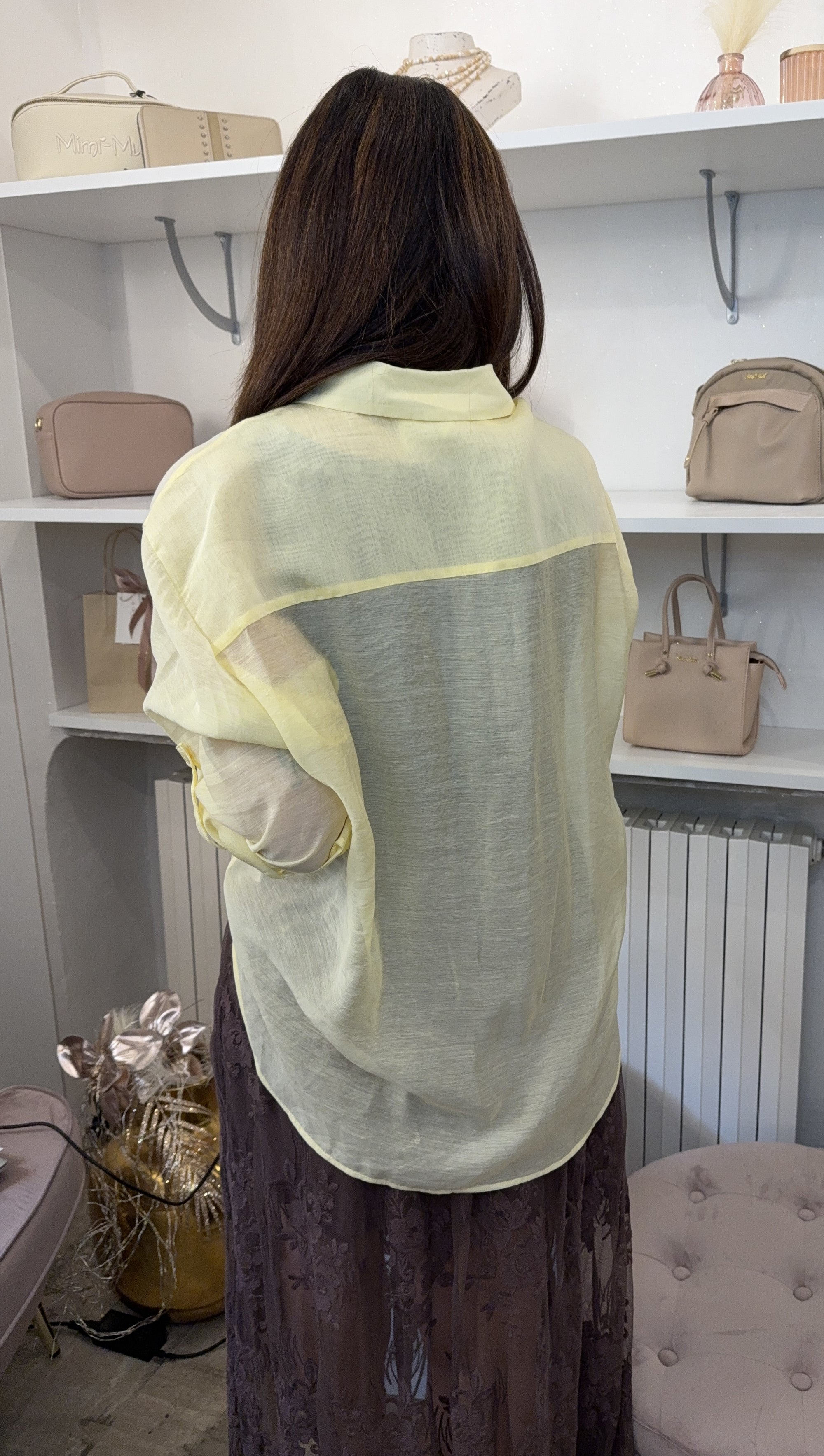 Camicia Over in Viscosa
