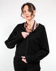 GIACCA FELPA CON CAPPUCCIO E ZIP