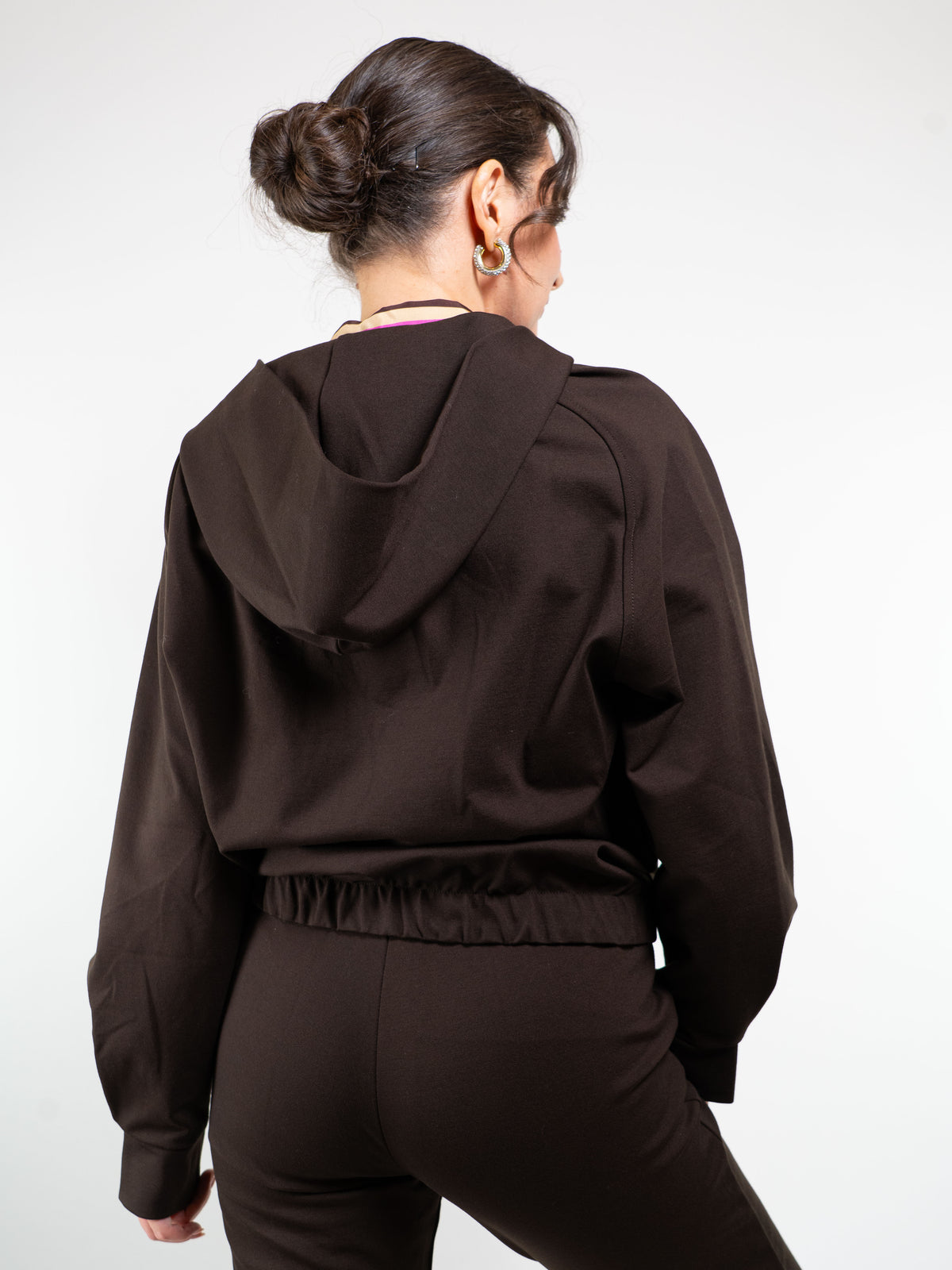 GIACCA FELPA CON CAPPUCCIO E ZIP