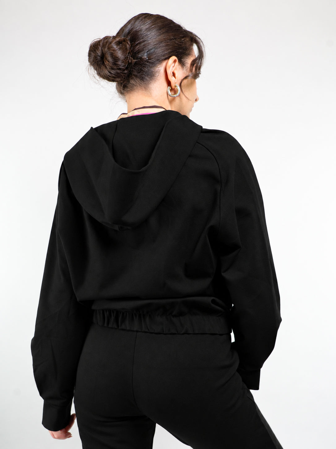 GIACCA FELPA CON CAPPUCCIO E ZIP