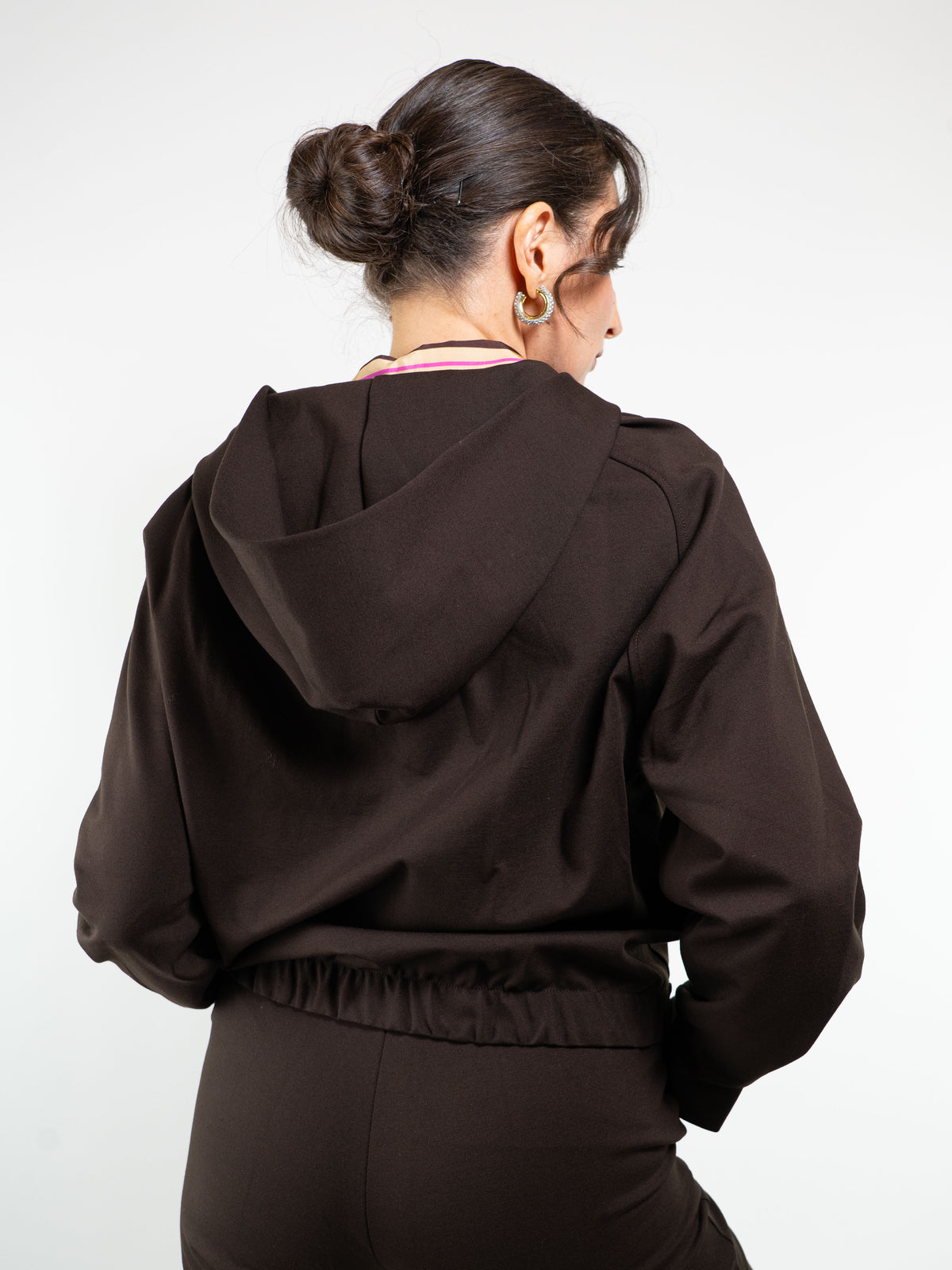 GIACCA FELPA CON CAPPUCCIO E ZIP