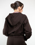 GIACCA FELPA CON CAPPUCCIO E ZIP