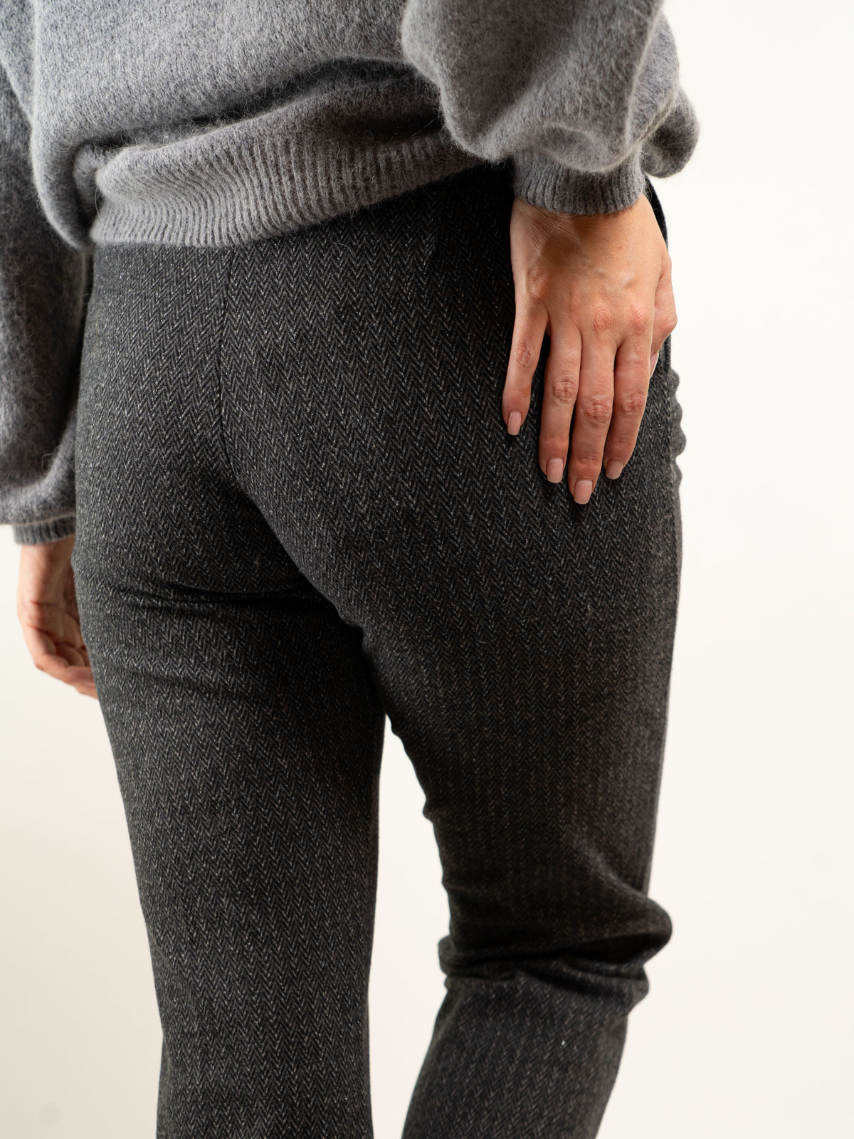PANTALONE CON ELASTICO GAMBA DRITTA ZAMPETTA SPIGATO