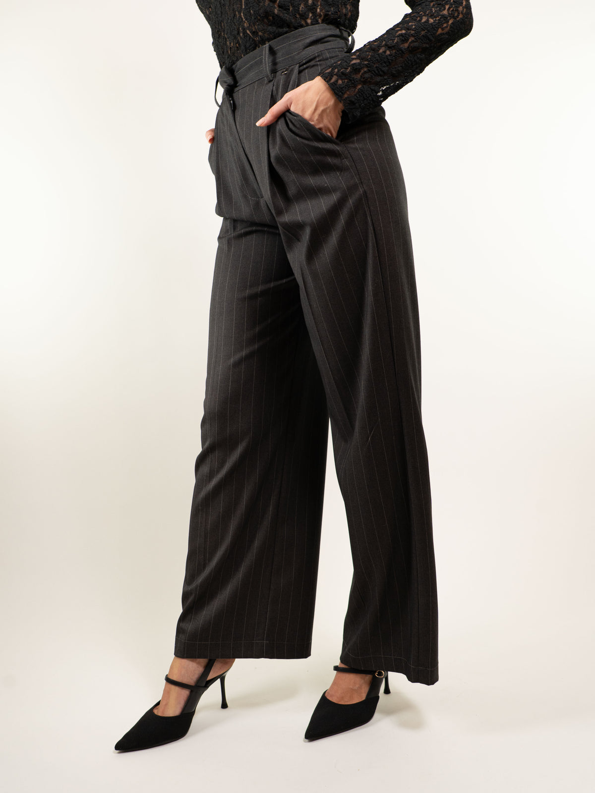 BLAZER GESSATO DOPPIO PETTO E PENCE