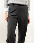 PANTALONE WIDE LEG DONNA MISTO LANA