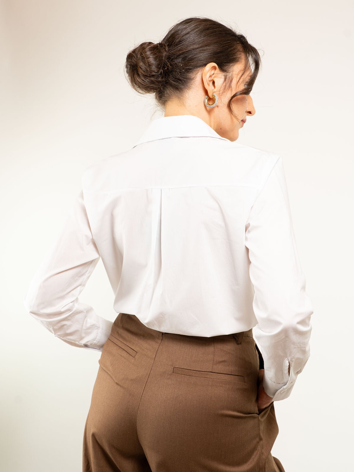 CAMICIA OVER CON TASCONE POPELINE