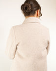 CAPPOTTO MONOPETTO TESSUTO RICCIOLINO