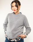 Maglia girocollo Lana e Cashmere