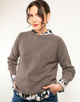 Maglia girocollo Lana e Cashmere