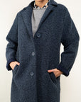 CAPPOTTO MONOPETTO TESSUTO RICCIOLINO