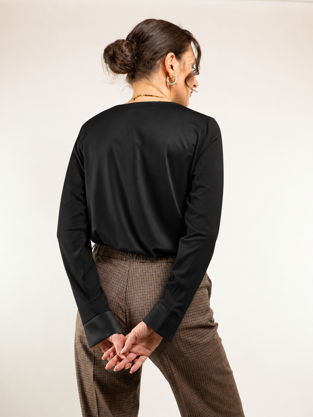 Maglia M/L in Raso e Jersey