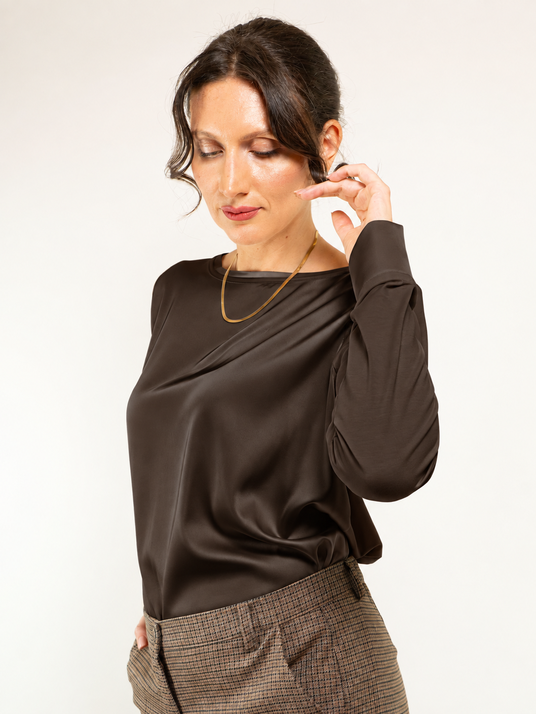 Maglia M/L in Raso e Jersey