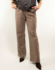 PANTALONE WIDE LEG DONNA MISTO LANA