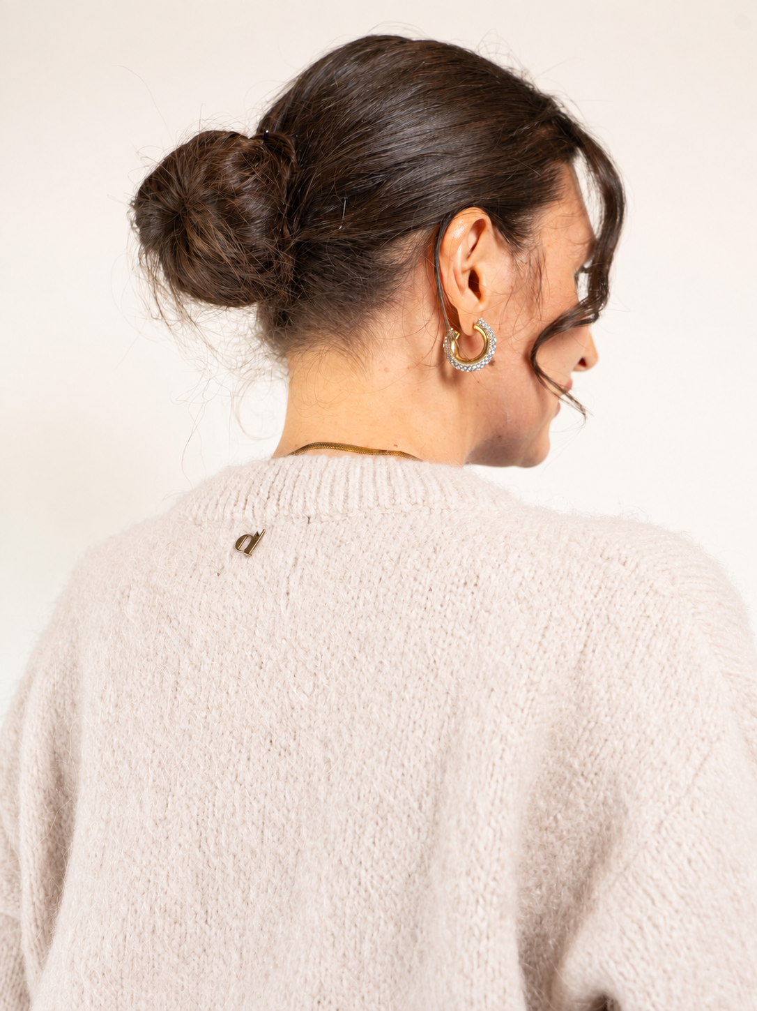 MAGLIA GIROCOLLO MISTO ALPACHA