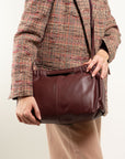 BORSA IN PELLE CON TRACOLLA