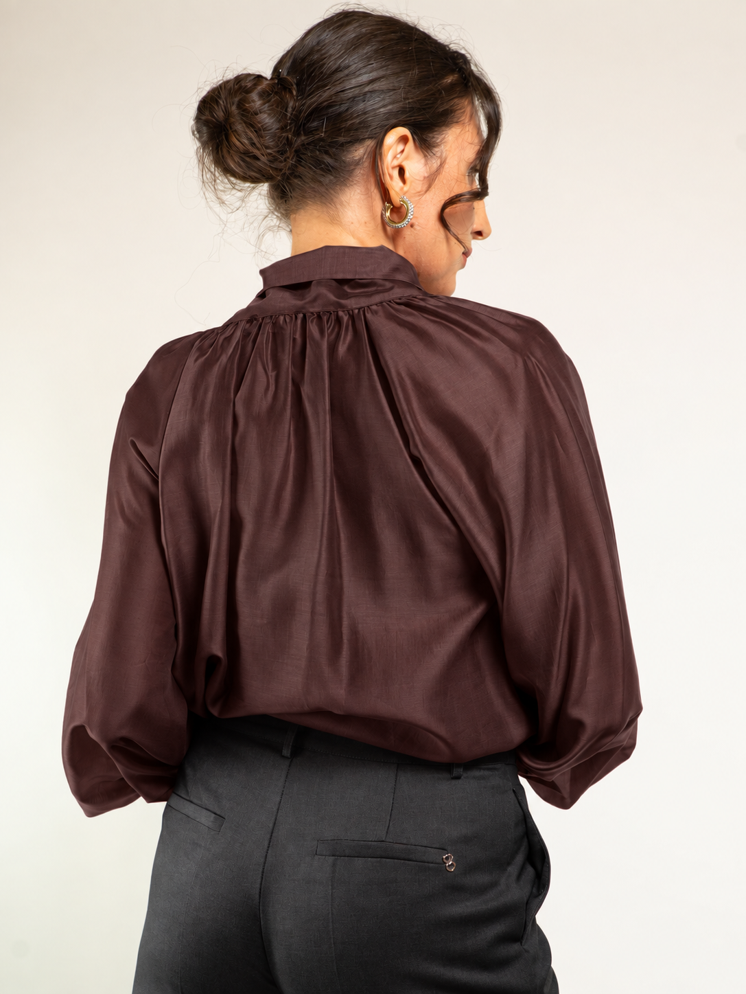 CASACCA IN LYOCELL CON FIOCCO COLLETTO