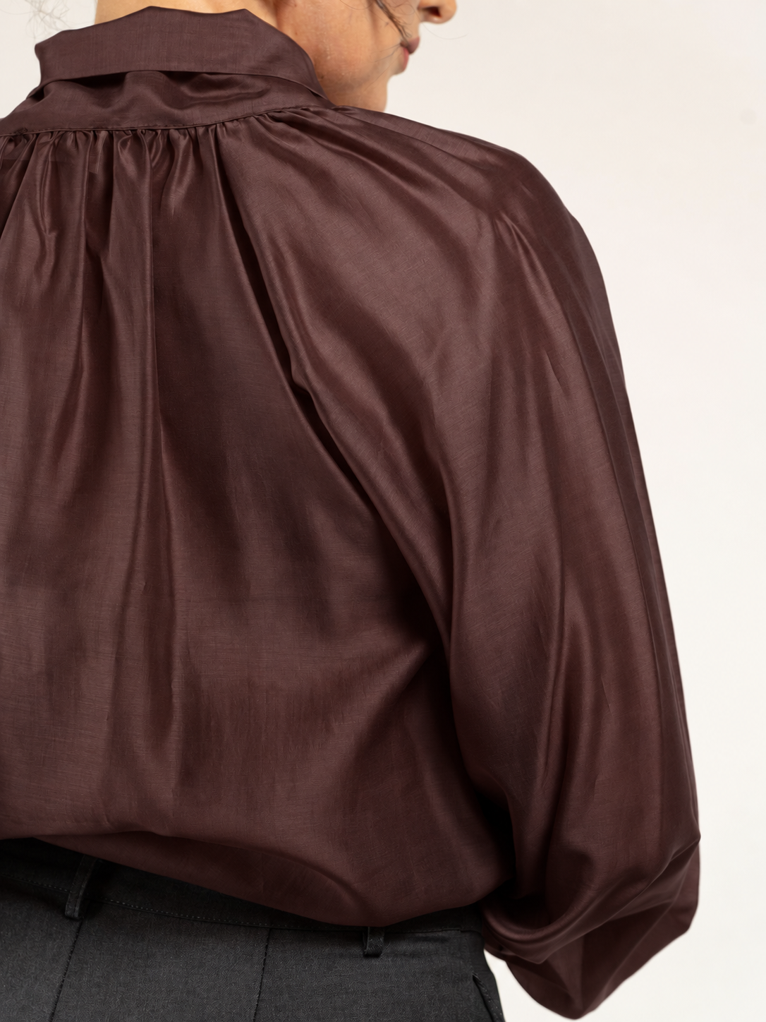 CASACCA IN LYOCELL CON FIOCCO COLLETTO