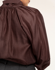 CASACCA IN LYOCELL CON FIOCCO COLLETTO