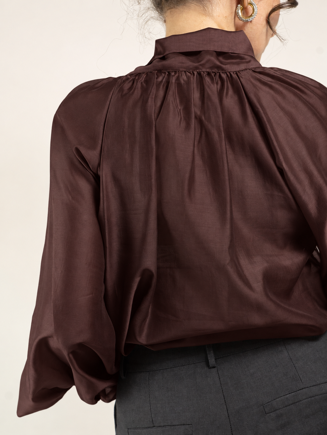 CASACCA IN LYOCELL CON FIOCCO COLLETTO