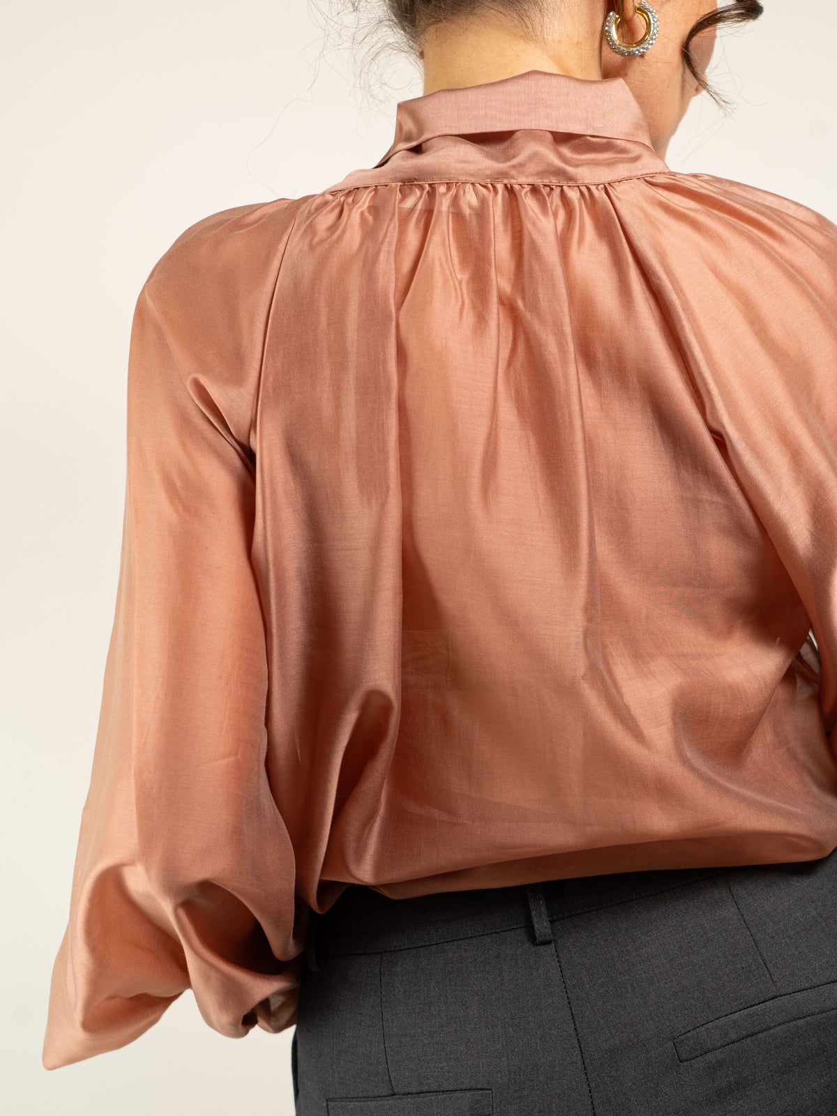 CASACCA IN LYOCELL CON FIOCCO COLLETTO