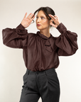 CASACCA IN LYOCELL CON FIOCCO COLLETTO