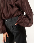 CASACCA IN LYOCELL CON FIOCCO COLLETTO