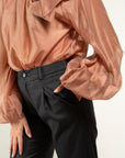 CASACCA IN LYOCELL CON FIOCCO COLLETTO
