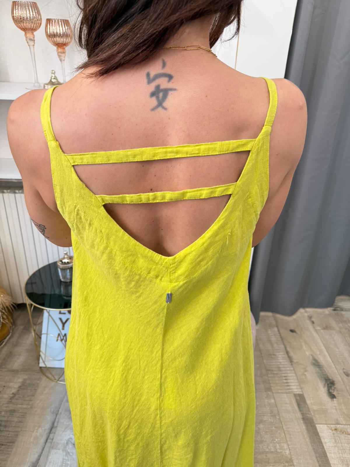 Abito Lungo in Lino